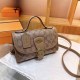 Khaki Street Geometric Patchwork Bags