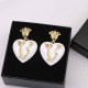 White Street Geometric Patchwork Earrings
