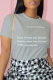 Grey Street Print Patchwork Letter O Neck T-Shirts