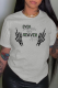 Grey Casual Basis Print Skull Patchwork O Neck T-Shirts