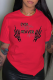 Red Casual Basis Print Skull Patchwork O Neck T-Shirts