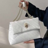 Multicolor Casual Street Striped Patchwork Chains Bags