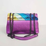 Purple Casual Street Patchwork Chains Bags