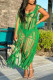 Green Sexy Solid Tassel Hollowed Out Patchwork Swimwears Cover Up