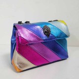 Blue Casual Street Patchwork Chains Bags