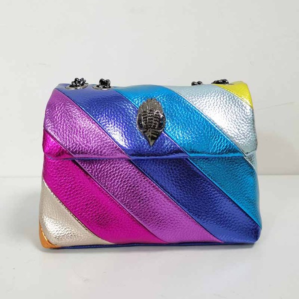 Blue Casual Street Patchwork Chains Bags