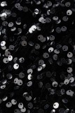 Black Sexy Patchwork Hot Drilling Backless V Neck Sling Dress Dresses