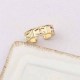 Gold Vintage Geometric Patchwork Rings
