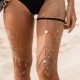 Silver Sexy Solid Patchwork Chains Leg Chain