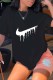 Black Casual Print Patchwork O Neck T-Shirts