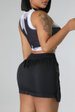 Cream White Casual Solid Patchwork Pocket High Waist Pencil Solid Color Bottoms
