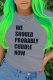 Grey Casual Street Print Patchwork Letter O Neck T-Shirts