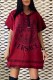 Red Casual Figure Print Patchwork Hooded Collar Straight Dresses