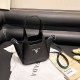 Black Street Simplicity Letter Patchwork Bags