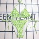 Green Sexy Letter Bandage Swimwears