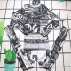 Black Sportswear Vacation Print Letter Swimwears