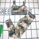 Camouflage Sexy Camouflage Print Patchwork Letter Swimwears