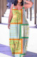 Green Sexy Casual Print Backless Spaghetti Strap Long Dress Dresses