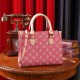 Pink Street Letter Patchwork Bags