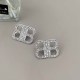 Silver Street Letter Patchwork Earrings