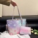 Multi-color Street Letter Geometric Patchwork Bags