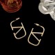 Gold Street Geometric Patchwork Earrings