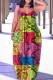 Multicolor Sexy Print Backless Spaghetti Strap Long Dress Dresses