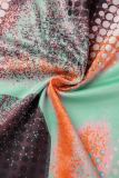 Colour Sexy Print Patchwork Strapless Sleeveless Two Pieces