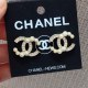 Gold Elegant Geometric Pearl Rhinestone Earrings