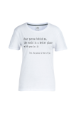 White Casual Vintage Print Patchwork Letter O Neck T-Shirts