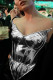 Silver Sexy Solid Patchwork Asymmetrical Strapless Tops