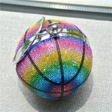 Colour Casual Daily Party Patchwork Rhinestone Bags