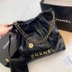 Black Gold Street Simplicity Letter Chains Bags