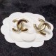 Gold Simplicity Letter Patchwork Earrings