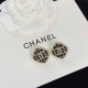 Black Simplicity Geometric Patchwork Earrings
