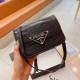 Black Simplicity Letter Patchwork Bags