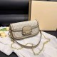 Khaki Street Simplicity Letter Chains Bags