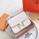 White Simplicity Solid Patchwork Bags
