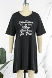 Pink Casual Print Patchwork Slit V Neck Short Sleeve Two Pieces