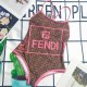 Pink Sexy Letter Patchwork Backless Swimwears