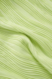 Green Sexy Solid Backless Strapless Sleeveless Dress Dresses