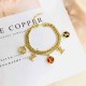 Gold Street Letter Chains Bracelets