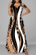 Leopard Print Sexy Print Leopard Patchwork Off the Shoulder Straight Dresses