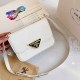 White Simplicity Letter Patchwork Bags