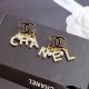 Black Gold Simplicity Letter Patchwork Earrings