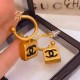 Gold Simplicity Letter Patchwork Earrings