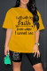 Ginger Casual Letter Print Basic O Neck Short Sleeve Two Pieces
