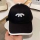 Black Street Geometric Patchwork Hat