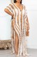 White Casual Patchwork Hollowed Out See-through Slit Swimwears Cover Up