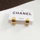 Gold Simplicity Letter Patchwork Earrings